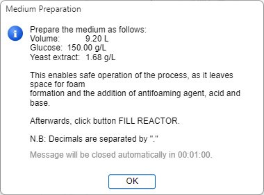 TS1a guide message (medium preparation)